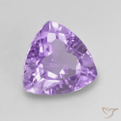 Ametista Violeta médio Natural 2.96ct, Trilhão, VVS-VS