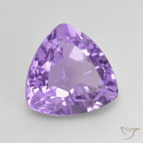 Ametista Violeta médio Natural 3.14ct, Trilhão, VVS-VS