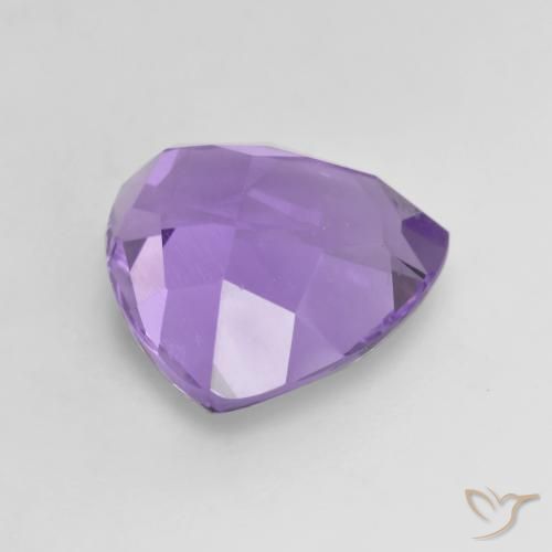 Ametista Violeta médio Natural 3.14ct, Trilhão, VVS-VS