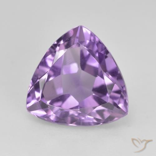 3.16ct Natural Violeta médio Ametista, Trilhão, VVS-VS