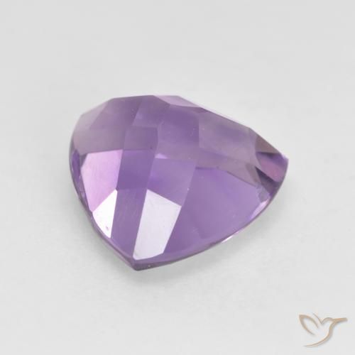 Ametista Violeta médio Natural 3.16ct, Trilhão, VVS-VS