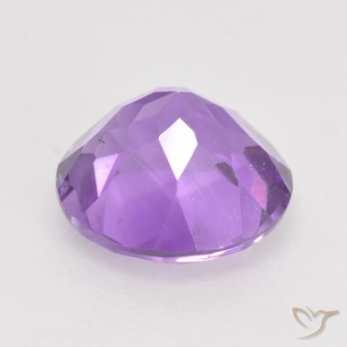 Ametista Violeta claro Natural 1.17ct, Redondo, VS