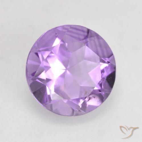 Ametista Violeta médio Natural 1.26ct, Redondo, VS