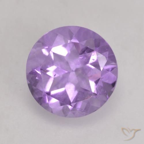 1.22ct Natural Violeta médio Ametista, Redondo, VS