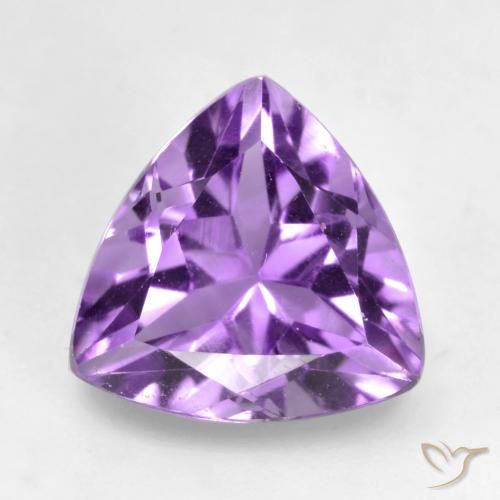 1.59ct Natural Violeta Púrpura Médio Ametista, Trilhão, VVS-VS