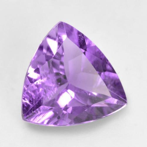 Ametista violeta natural 1,33ct, trillion, VVS-VS
