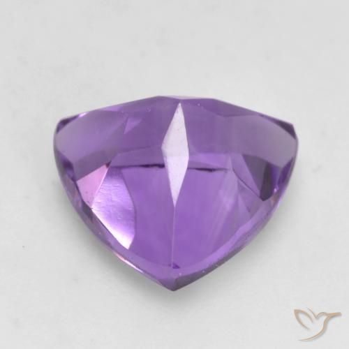 Ametista Violeta médio Natural 1.56ct, Trilhão, VVS-VS