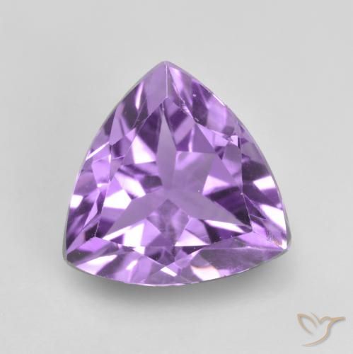 1.57ct Natural Violeta Púrpura Médio Ametista, Trilhão, VVS-VS