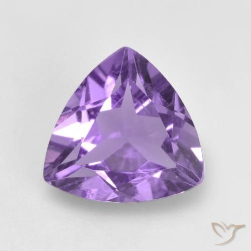 1.39ct Natural Violeta médio Ametista, Trilhão, VVS-VS