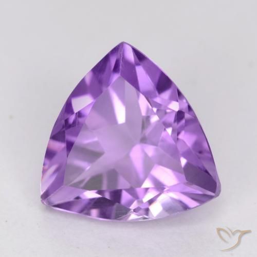 Ametista Violeta médio Natural 2.25ct, Trilhão, VS