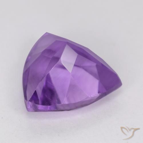 Ametista Violeta médio Natural 2.25ct, Trilhão, VS