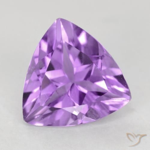 1.99ct Natural Violeta Púrpura Profundo Ametista, Trilhão, VVS-VS