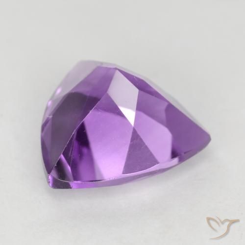 Ametista Violeta Púrpura Profundo Natural 1.99ct, Trilhão, VVS-VS