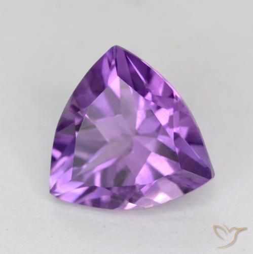Ametista Violeta Vívido Natural 2.25ct, Trilhão, VS