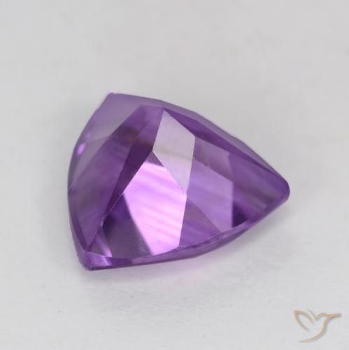 Ametista Violeta Vívido Natural 2.25ct, Trilhão, VS