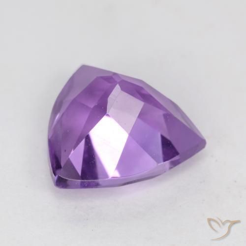 Ametista Violeta médio Natural 2.08ct, Trilhão, VS