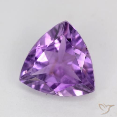 2.06ct Natural Violeta Púrpura Profundo Ametista, Trilhão, VS