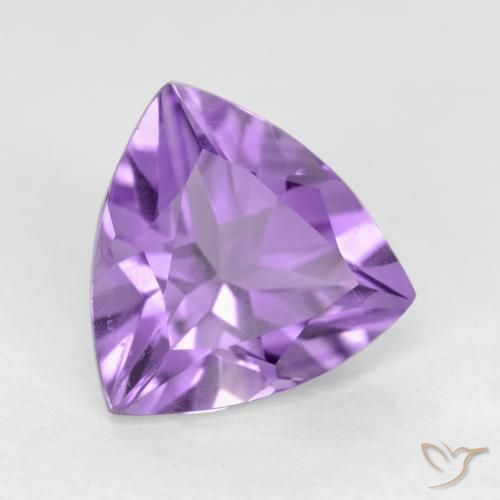 Ametista Violeta rosado Natural 2.08ct, Trilhão, VVS-VS