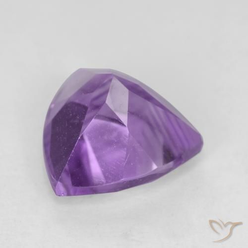 Ametista Violeta médio Natural 2.30ct, Trilhão, VVS-VS