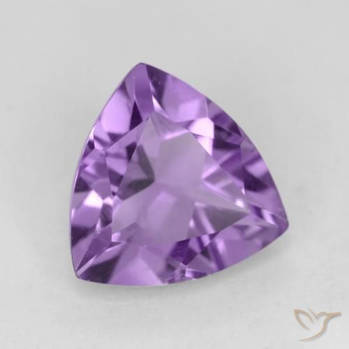 Ametista Violeta Profundo Natural 1.93ct, Trilhão, VVS-VS