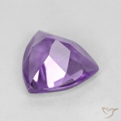 Ametista Violeta Profundo Natural 1.93ct, Trilhão, VVS-VS