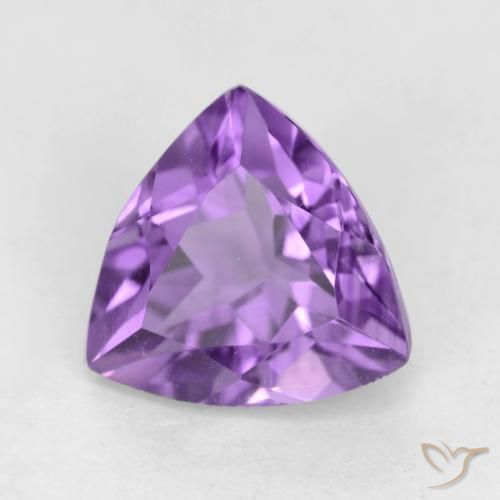 Ametista Violeta médio Natural 2.33ct, Trilhão, VVS-VS