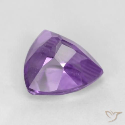 Ametista Violeta médio Natural 2.34ct, Trilhão, VVS-VS