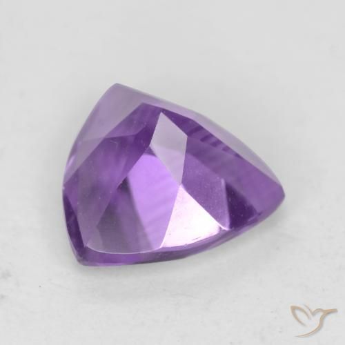 Ametista Violeta Intenso Natural 2.17ct, Trilhão, VVS-VS