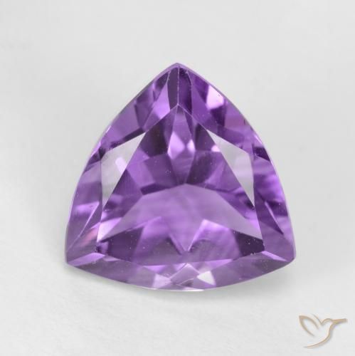 2.33ct Natural Violeta médio Ametista, Trilhão, VVS-VS