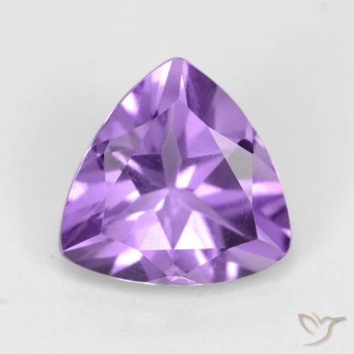 2.12ct Natural Violeta Profundo Ametista, Trilhão, VVS-VS