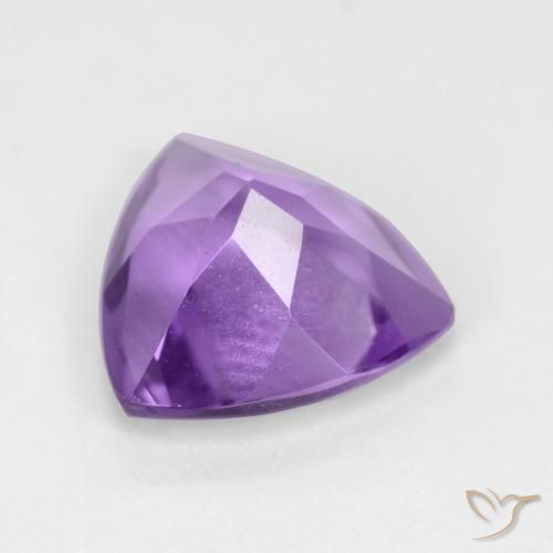 Ametista Violeta Profundo Natural 2.12ct, Trilhão, VVS-VS