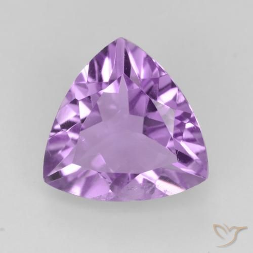 2.07ct Natural Violeta Púrpura Médio Ametista, Trilhão, VS