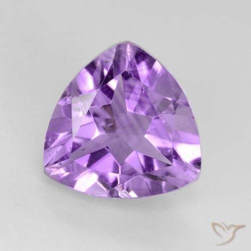 2.23ct Natural Violeta Púrpura Médio Ametista, Trilhão, VS