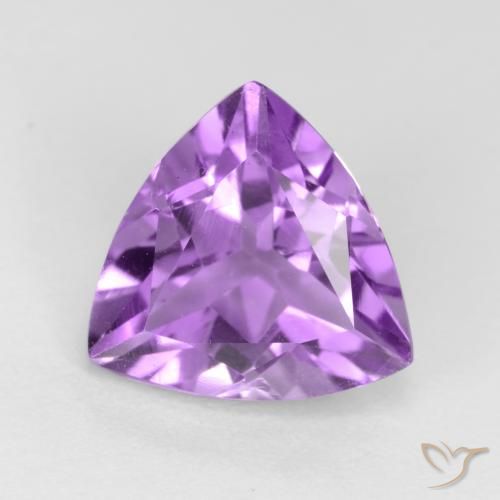 2.19ct Natural Violeta Púrpura Profundo Ametista, Trilhão, VVS-VS
