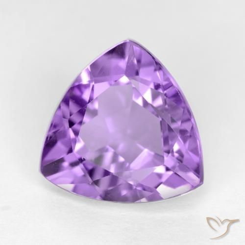 Ametista Violeta Profundo Natural 2.94ct, Trilhão, VS