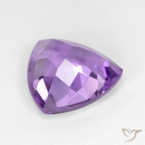 Ametista Violeta Profundo Natural 2.94ct, Trilhão, VS