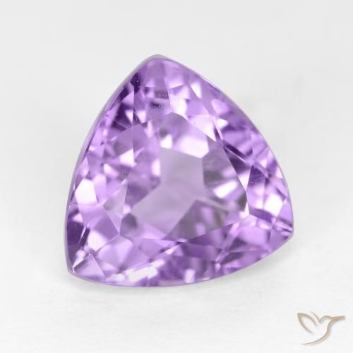Ametista Violeta médio Natural 3.21ct, Trilhão, VS