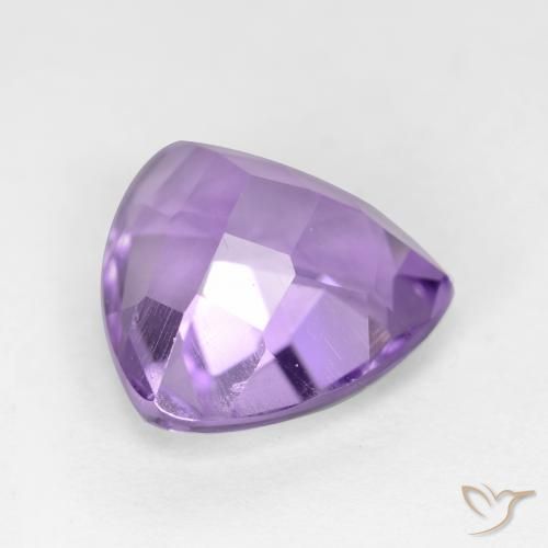 Ametista Violeta médio Natural 3.21ct, Trilhão, VS
