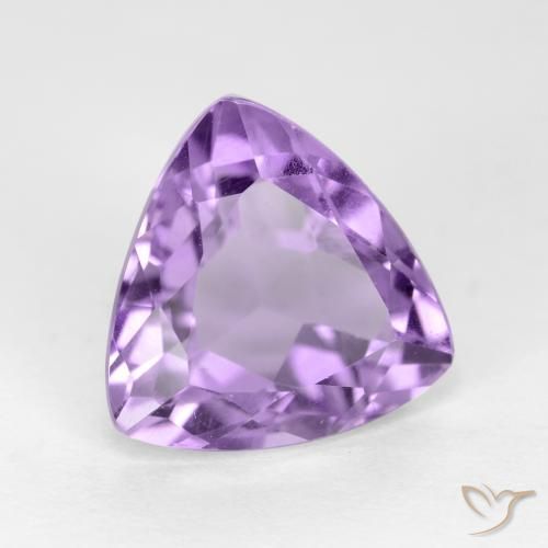 Ametista Violeta rosado Natural 3.08ct, Trilhão, VS