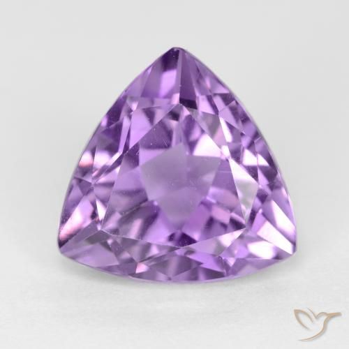 3.03ct Natural Violeta médio Ametista, Trilhão, VS