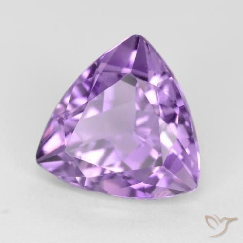 Ametista Violeta médio Natural 3.03ct, Trilhão, VS
