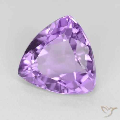 Ametista Violeta médio Natural 2.91ct, Trilhão, VS