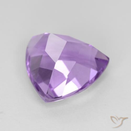 Ametista Violeta médio Natural 2.91ct, Trilhão, VS
