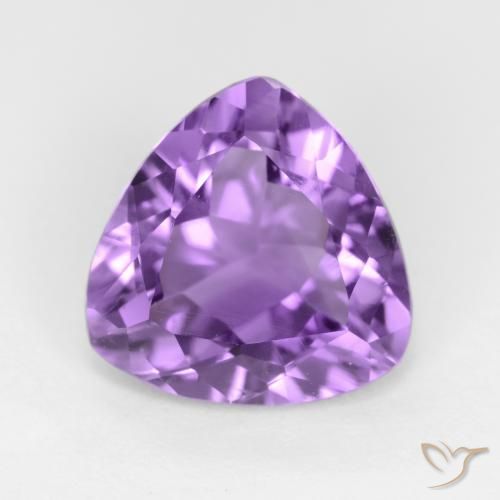 2.50ct Natural Violeta Profundo Ametista, Trilhão, VS