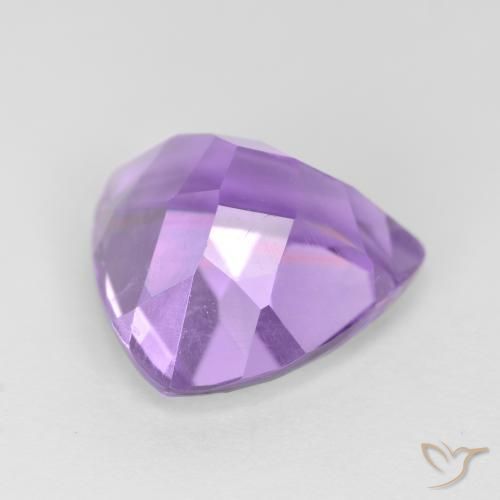 Ametista Violeta médio Natural 3.02ct, Trilhão, VS
