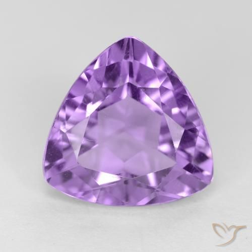 3.07ct Natural Violeta médio Ametista, Trilhão, VS