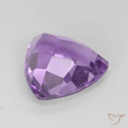 Ametista Violeta médio Natural 3.07ct, Trilhão, VS