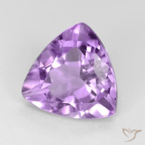 Ametista Violeta rosado Natural 2.86ct, Trilhão, VS