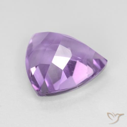 Ametista Violeta rosado Natural 2.86ct, Trilhão, VS