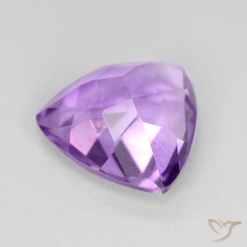 Ametista Violeta médio Natural 3.01ct, Trilhão, VS